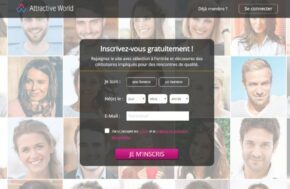 screenshot page accueil attractive world avis