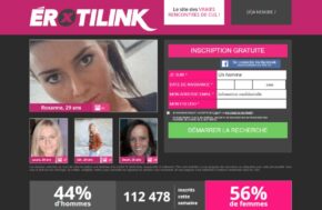 screenshot page accueil avis erotilink