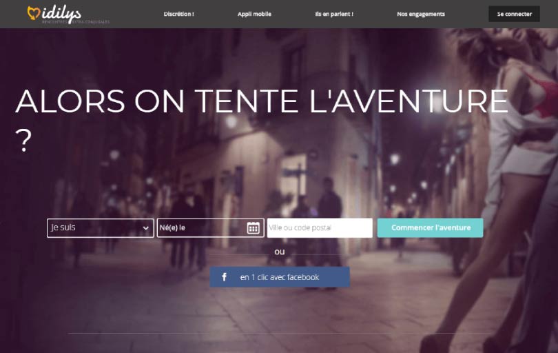screenshot page accueil avis idilys