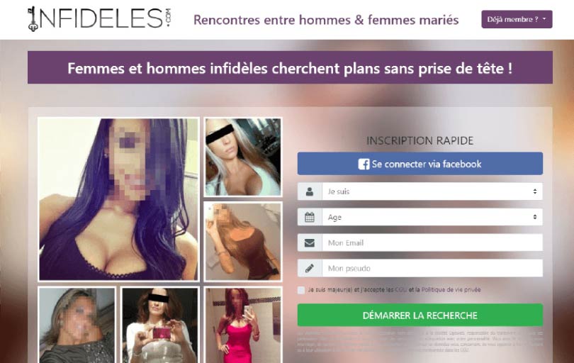screenshot page accueil avis infideles.com