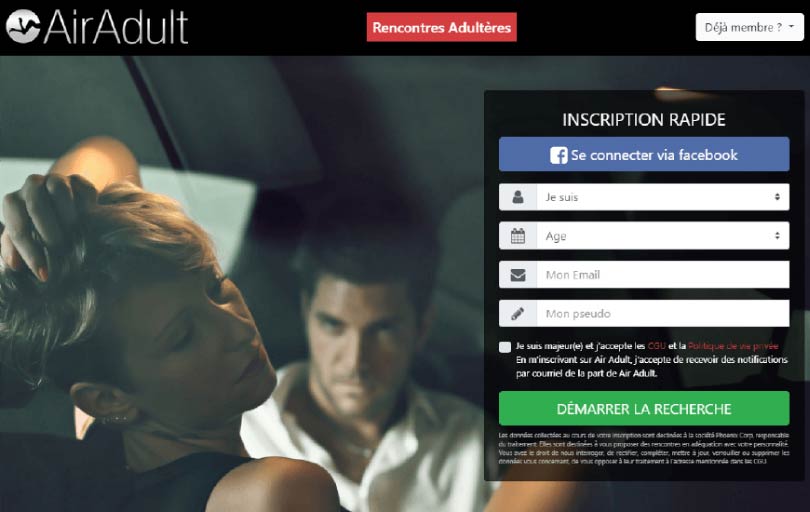 screenshot page accueil avis air-adult