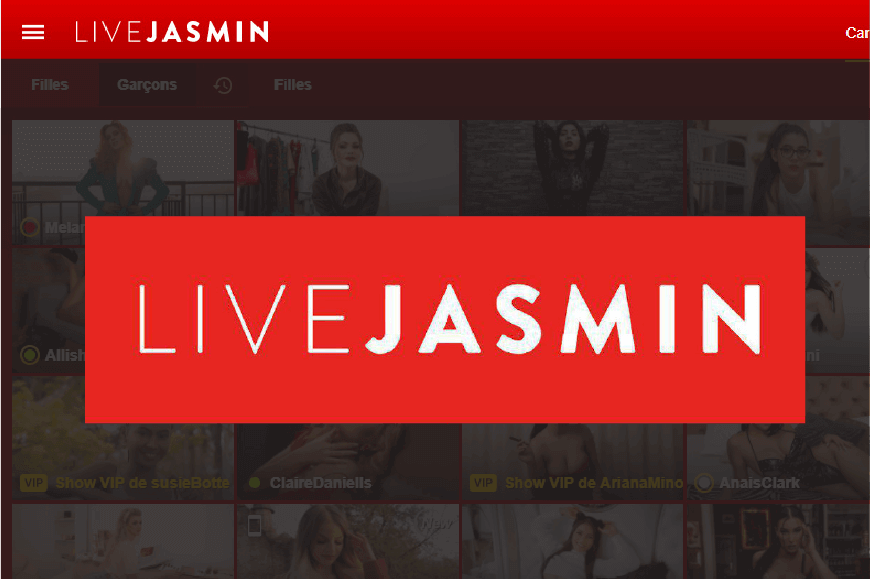page acceuill ogo avis livejasmin