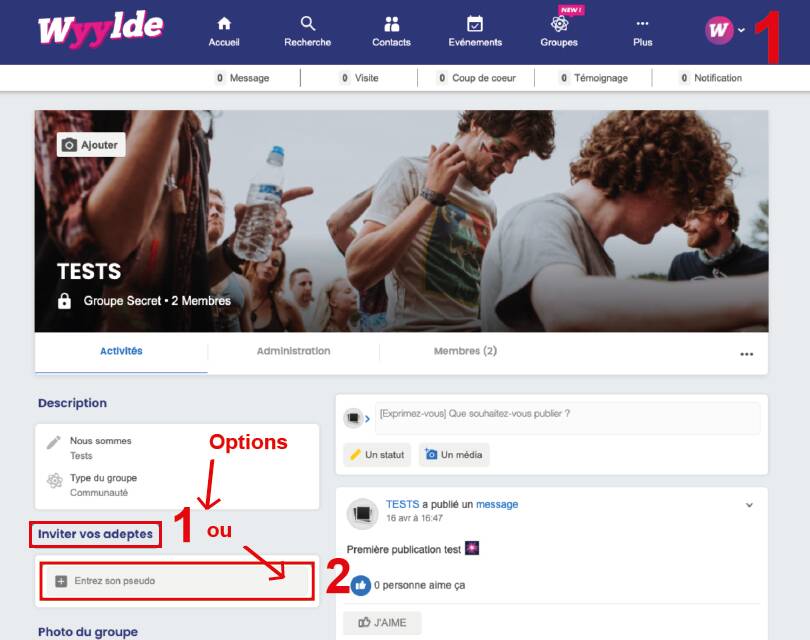 inviter-personnes-groupe-wyylde