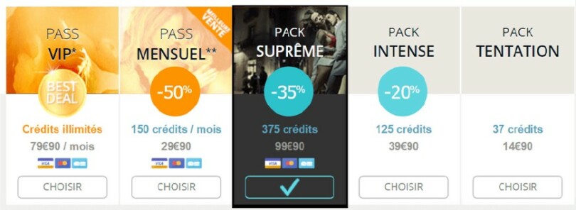 liste pack tarifs abonnement idilys