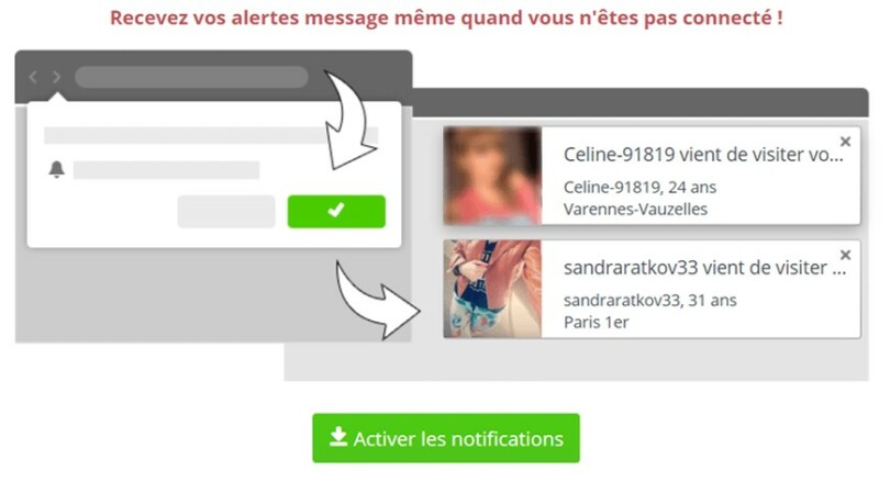 pop up activation notification cougar-rencontre.net