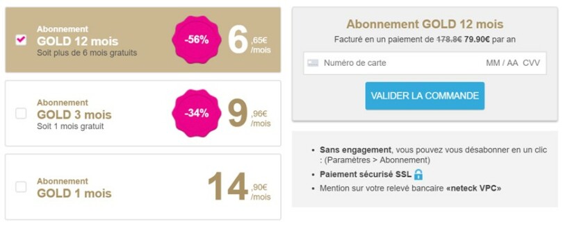 tarifs abonnement netechangisme wyylde