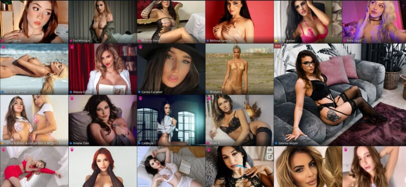 Les Livesex camgirls derrière leur écran