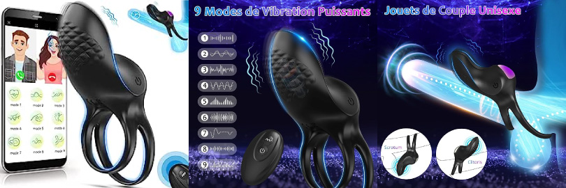 l’anneau de pénis vibrant pour homme Mecofy