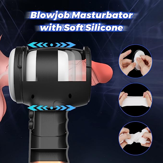 Masturbateur automatisé télescopique
