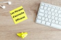 Clavier et post-it 