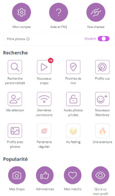 Fonctionnalités du site de rencontre Jacquie et michel plan cul