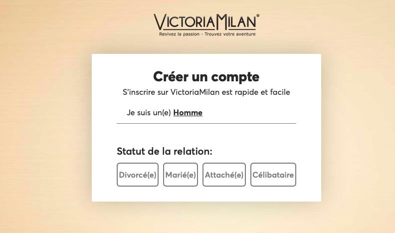 VictoriaMilan Formulaire inscription 2