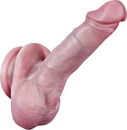 gode flexible silicone twinice