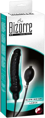 gode gonflable latex noir