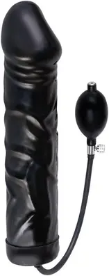 gode gonflable noir latex