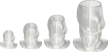 plug anal blanc creux
