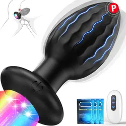 plug anal led noir