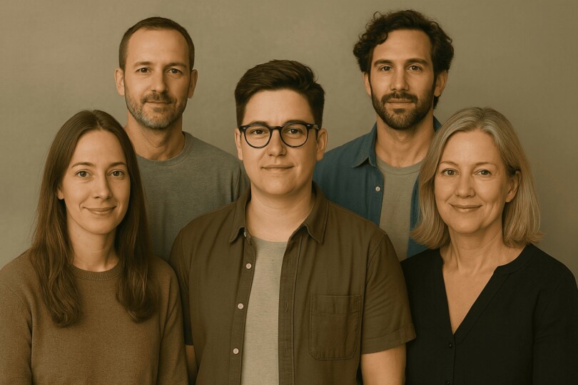 Image qui présente l’équipe des 5 personnes qui ont tester Meetic pour la rédaction de l’article