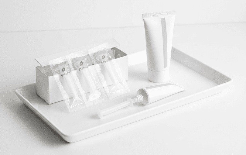 Applicateurs vaginaux jetables et gel hydratant pour traiter la sécheresse intime