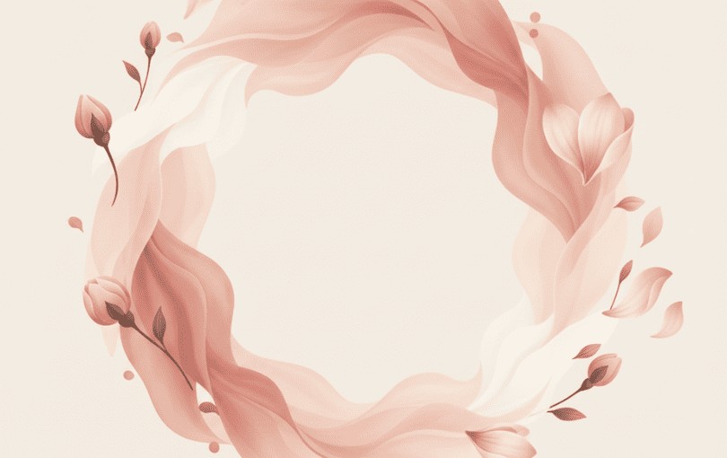 Illustration concept du cycle menstruel féminin et variations hormonales affectant la lubrification intime