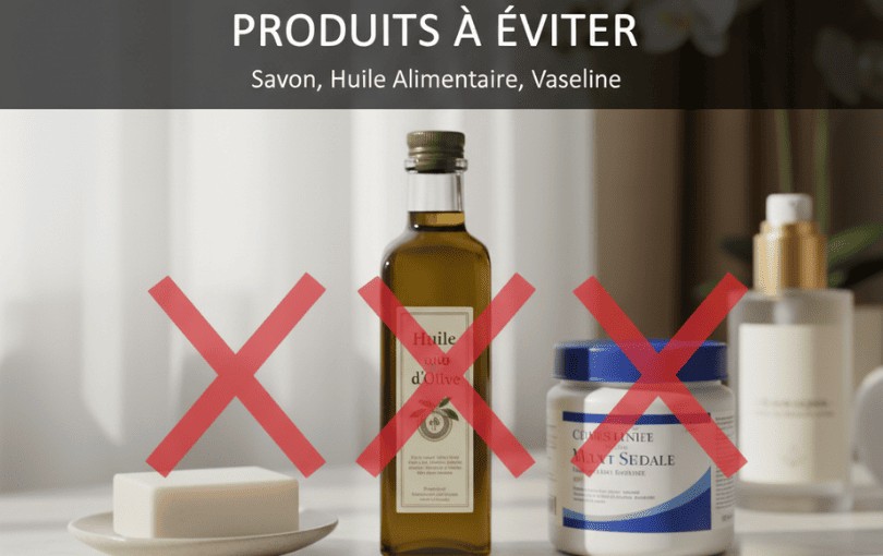 Les produits à éviter d’utiliser comme lubrifiant