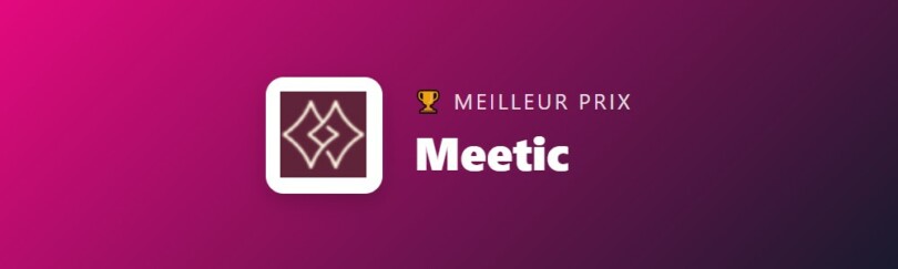 Meetic remporte la catégorie meilleur prix face à EliteRencontre