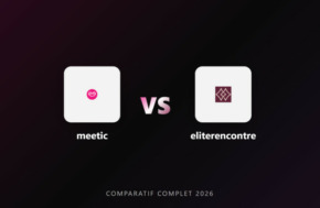 Meetic vs EliteRencontre : comparatif complet 2026 avec logos des deux plateformes