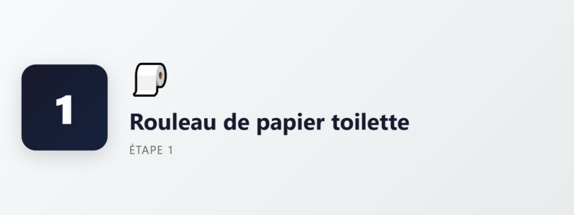 Méthode 1 : rouleau de papier toilette pour fabriquer une vaginette maison